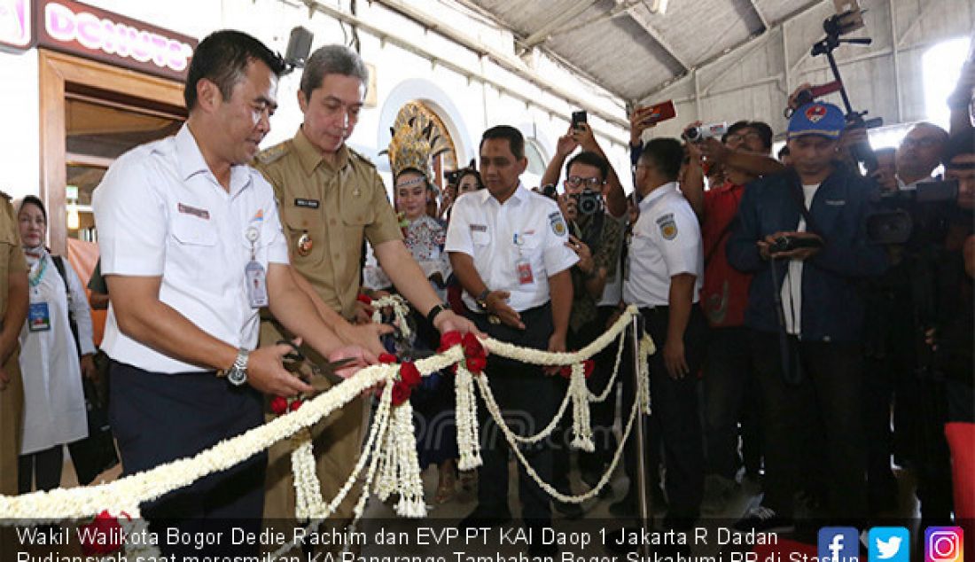 PT KAI Luncurkan KA Pangrango Tambahan Sukabumi Bogor PP