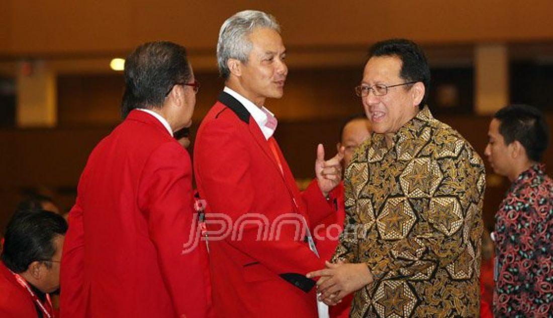 Ketua DPD Irman Gusman saat menghadiri Rapat Kerja Nasional I PDIP di Jakarta, Minggu (10/1). Foto: Ricardo/JPNN.com - JPNN.com