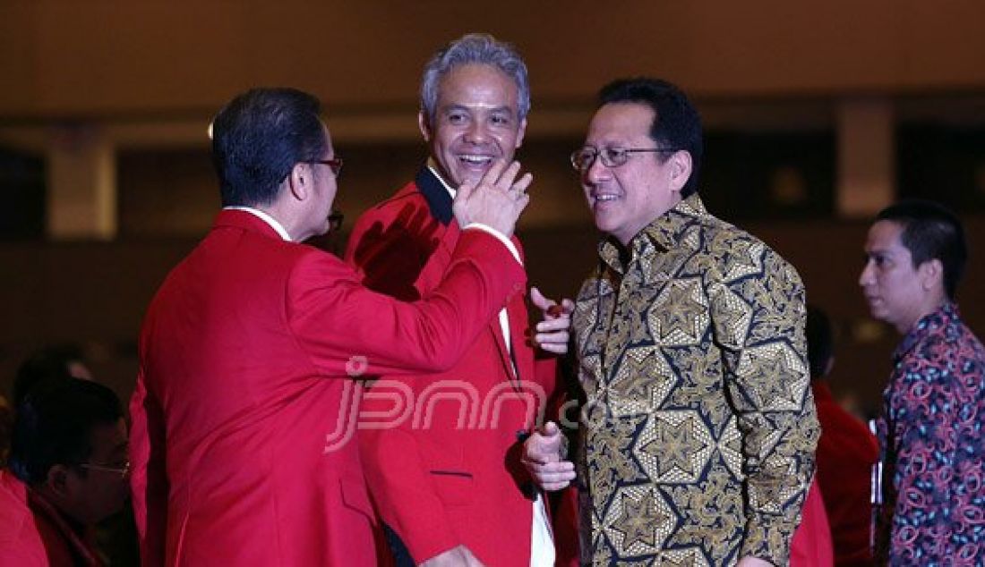 Ketua DPD Irman Gusman saat menghadiri Rapat Kerja Nasional I PDIP di Jakarta, Minggu (10/1). Foto: Ricardo/JPNN.com - JPNN.com