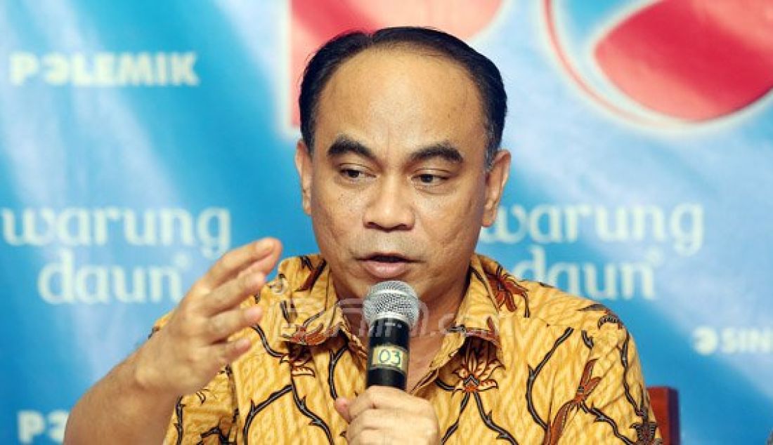 Ketua Umum DPP Projo Budi Arie Setiadi menjadi pembicara pada diskusi bertema Menteri Ribut Bikin Ribet di Jakarta, Sabtu (5/3). Foto: Ricardo/JPNN.com - JPNN.com