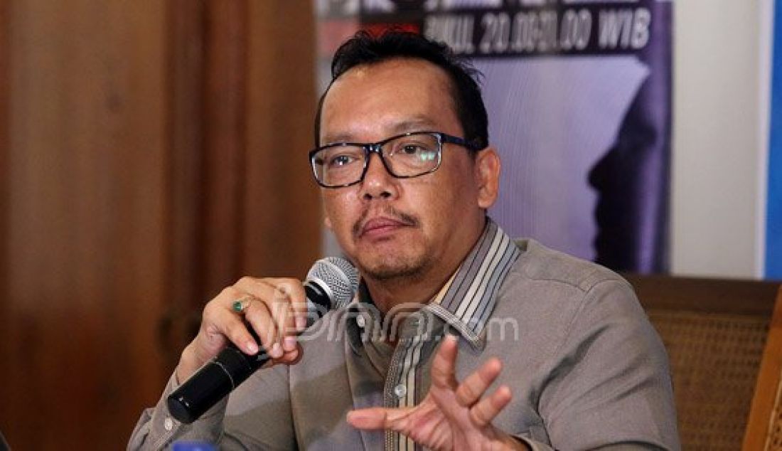 Wakil Sekjen Partai Demokrat Ramadhan Pohan menjadi pembicara pada diskusi Peta Politik Pasca Munaslub di Jakarta, Sabtu (21/5). Foto: Ricardo/JPNN.com - JPNN.com