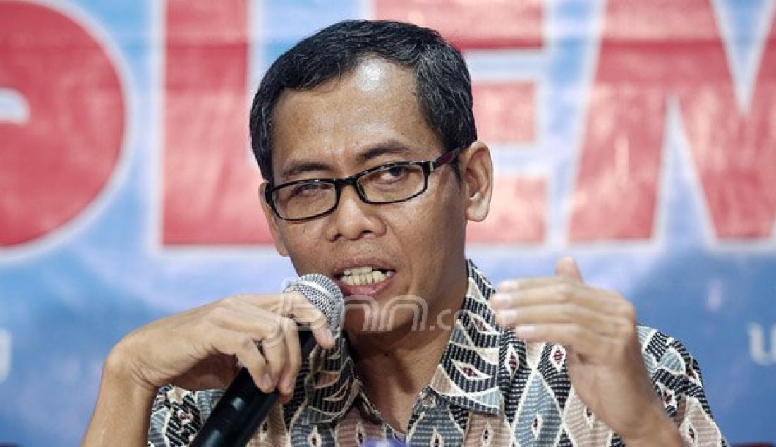 Ketua Badan Pemenangan Pemilu dan Pilkada PKS DKI Jakarta Agung Setiarso menjadi pembicara pada diskusi bertema Tensi Tinggi Pilkada DKI, Jakarta, Sabtu (13/8). Foto: Ricardo/JPNN.com - JPNN.com