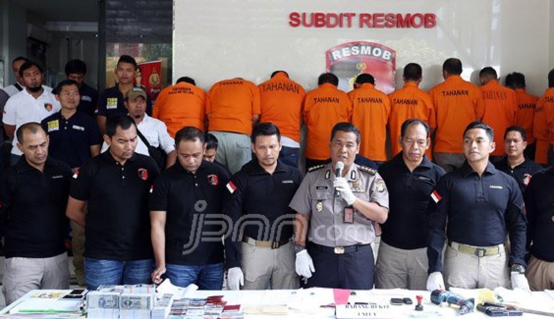 Resmob Polda Metro Jaya Gelar Barang Bukti - JPNN.com