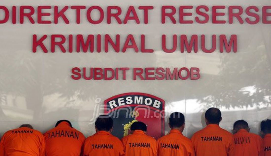 Resmob Polda Metro Jaya Gelar Barang Bukti - JPNN.com