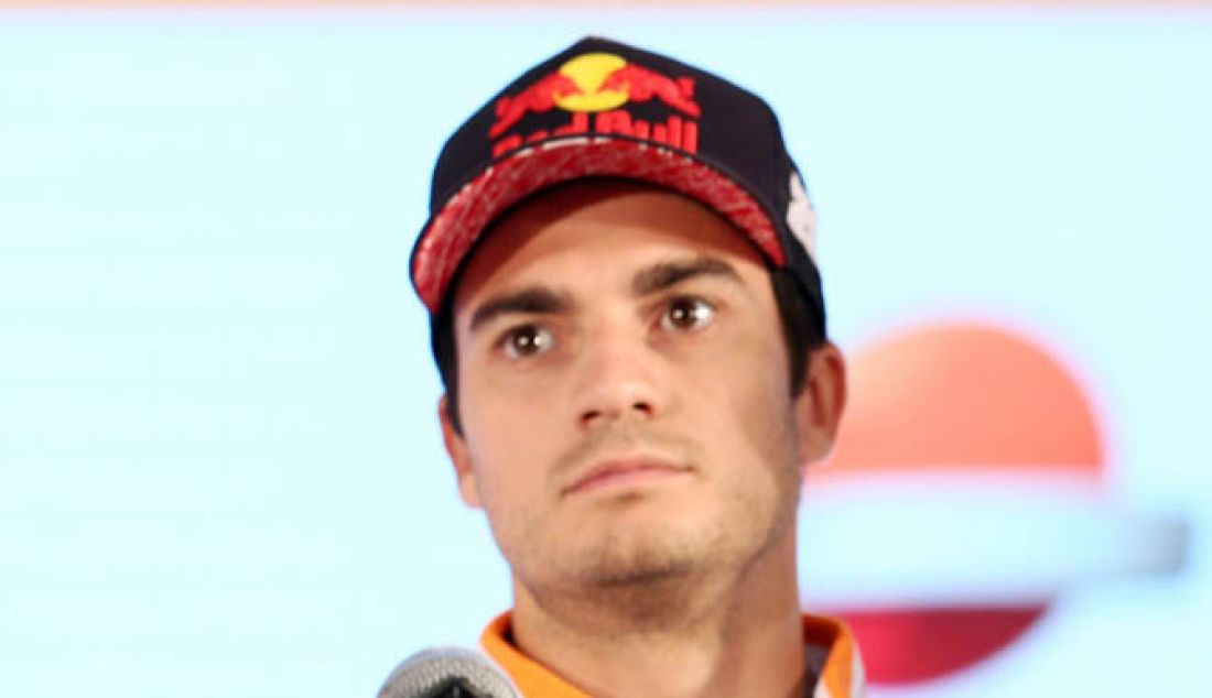 Dani pedrosa saat Repsol Honda Team Launching di JIExpo Kemayora, Jakarta, Jumat (3/2). - JPNN.com