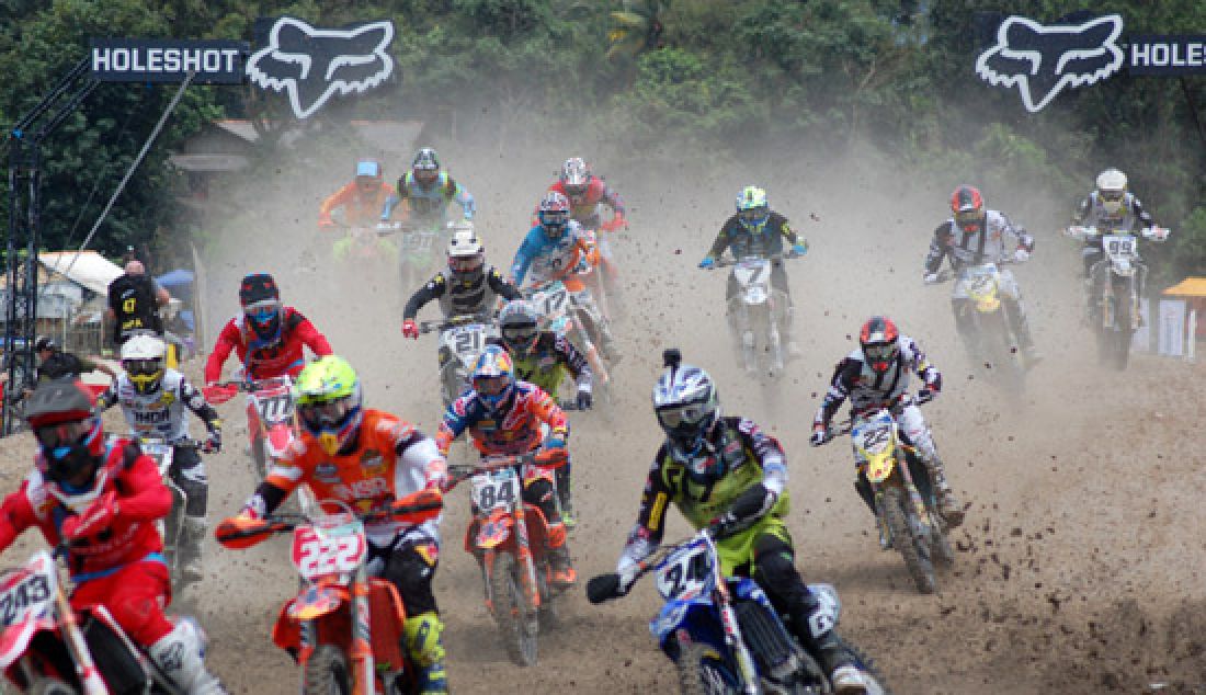 MXGP Indonesia Minggu (5/3), di Sirkuit GOR Sahabuddin Pangkalpinang. - JPNN.com