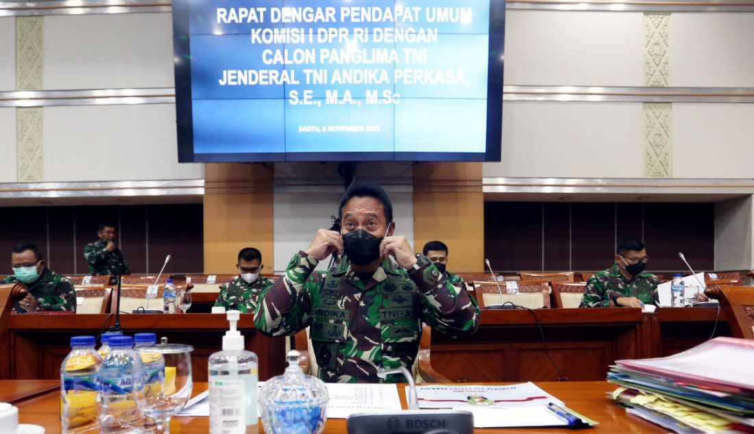 Jenderal Andika Perkasa, calon tunggal Panglima TNI. - JPNN.com