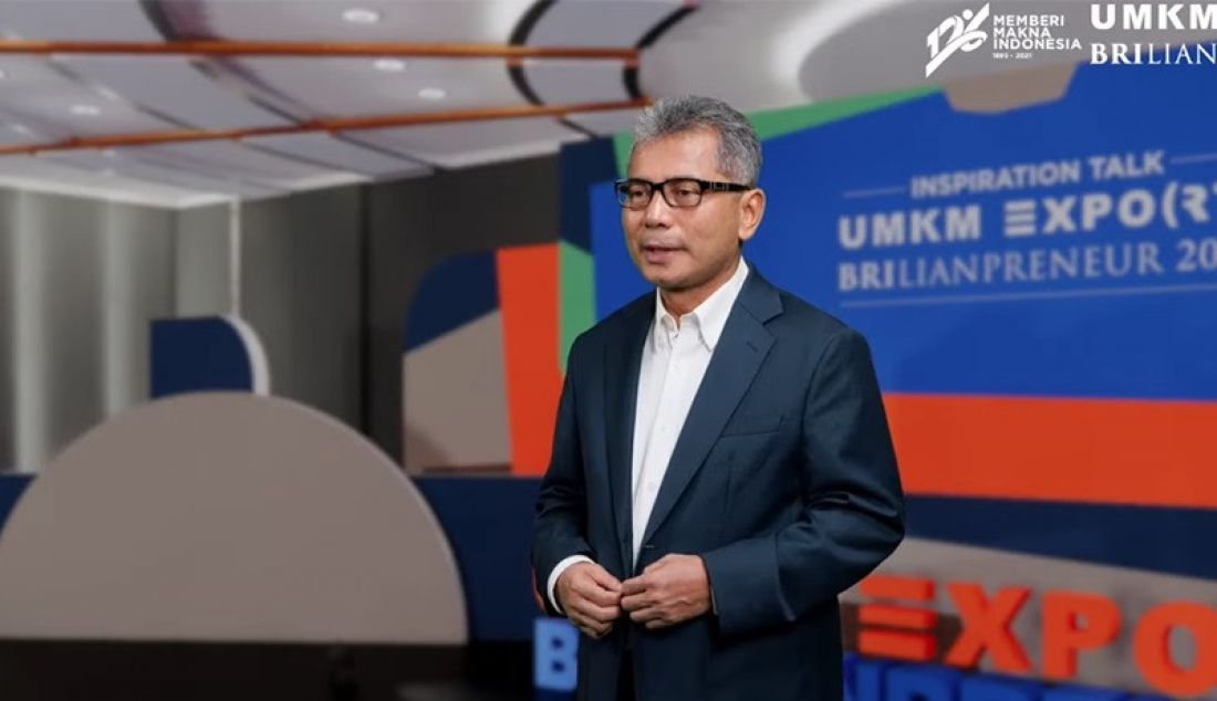 UMKM EXPO(RT) BRILIANPRENEUR 2021 yang diselenggarakan PT Bank Rakyat Indonesia (BRI) berguna untuk menggali ilmu. Acara yang dihelat pada 1-31 Agustus 2021 itu diisi dengan inspiration talk Inspiration of BRI's MSME. - JPNN.com