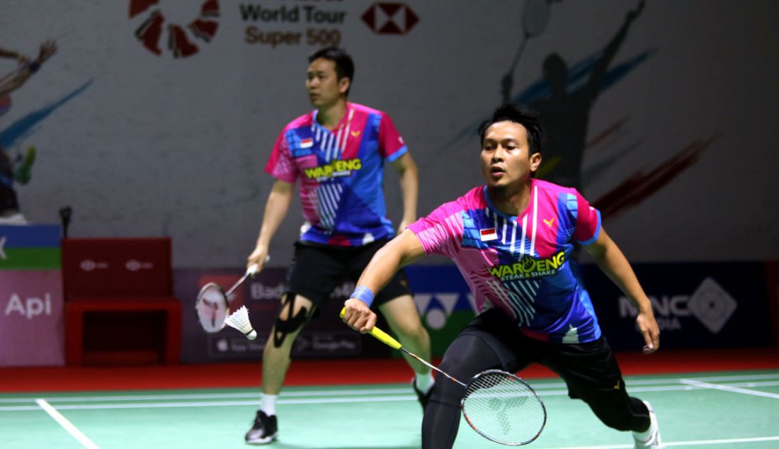 Ganda putra Indonesia Mohammad Ahsan dan Hendra Setiawan. - JPNN.com