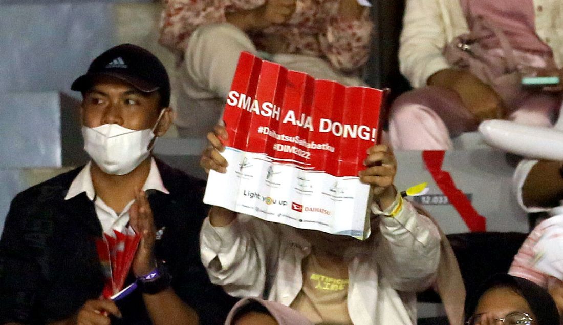 Penonton Indonesia Masters 2022 di Istora Senayan, Jakarta, Rabu (8/6). - JPNN.com