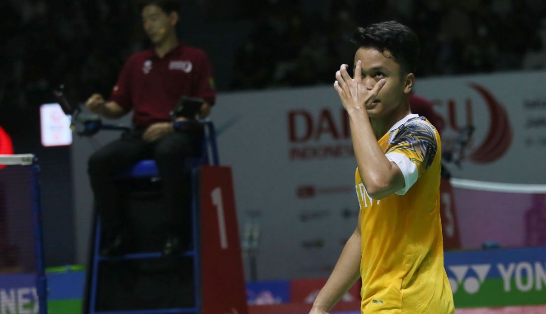 Tunggal putra Indonesia Anthony Sinisuka Ginting. - JPNN.com