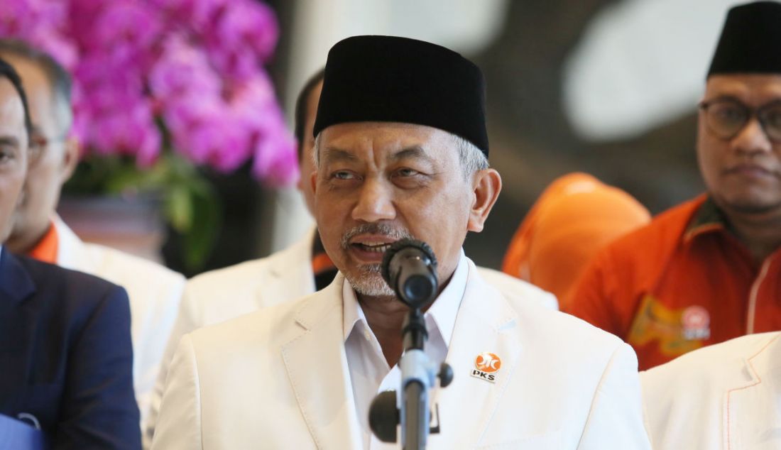 Presiden PKS Ahmad Syaikhu di kantor DPP Partai Nasdem, Jakarta, Rabu (22/6). - JPNN.com