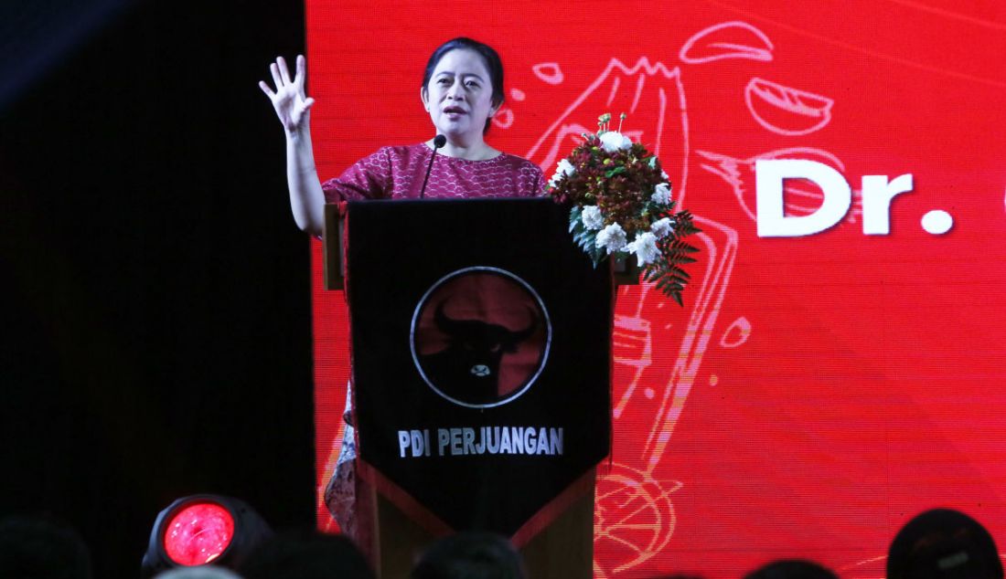 Ketua DPR RI Puan Maharani membuka Festival Bakar Ikan Nusantara di Hall B JCC, Jakarta, Sabtu (25/6). - JPNN.com