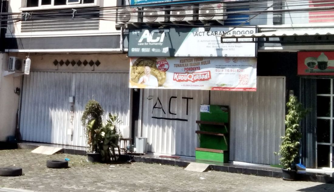 Kantor ACT cabang Bogor, di Jalan Achmad Adnawijaya No 65 B RT 02/16 Kelurahan Tegalgundil, Kecamatan Bogor Utara, Jumat (8/7). - JPNN.com