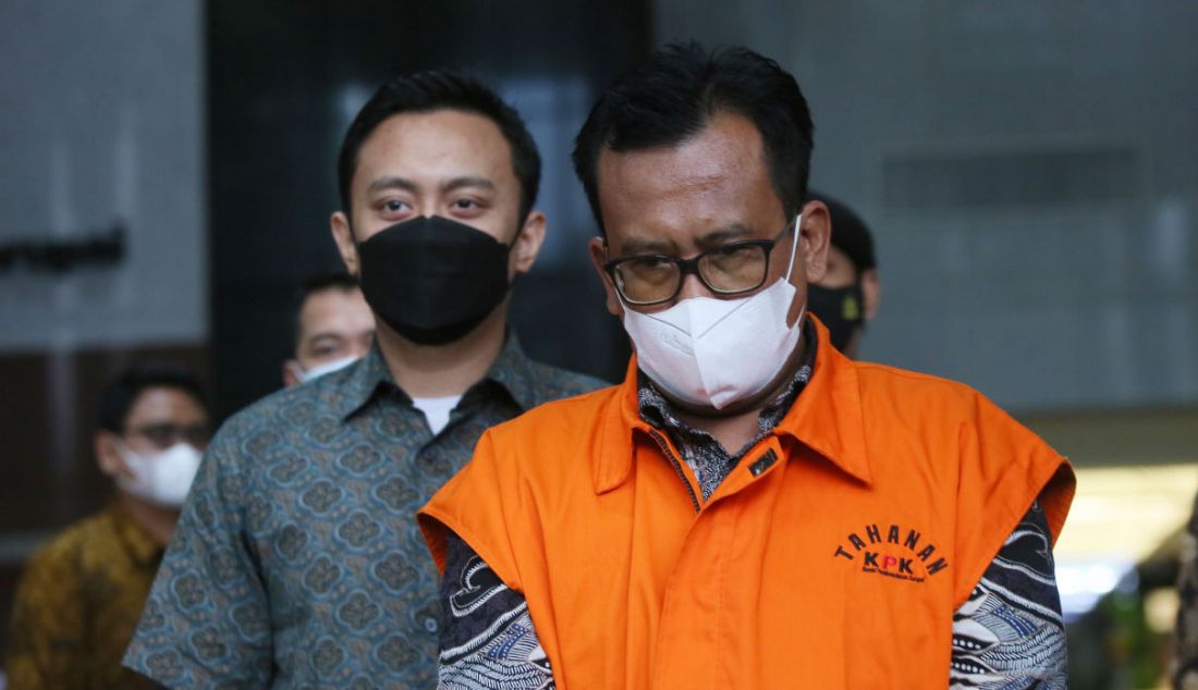 Wakil Ketua DPRD Tulungagung Jawa Timur Adib Makarim ditahan setelah ditetapkan sebagai tersangka kasus suap. - JPNN.com