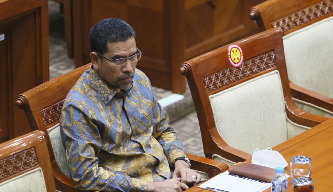 Wakil Ketua Komnas HAM Amiruddin saat rapat dengar pendapat dengan Kompolnas, Komnas HAM dan LPSK dengan Komisi III DPR, Jakarta, Senin (22/8). - JPNN.com