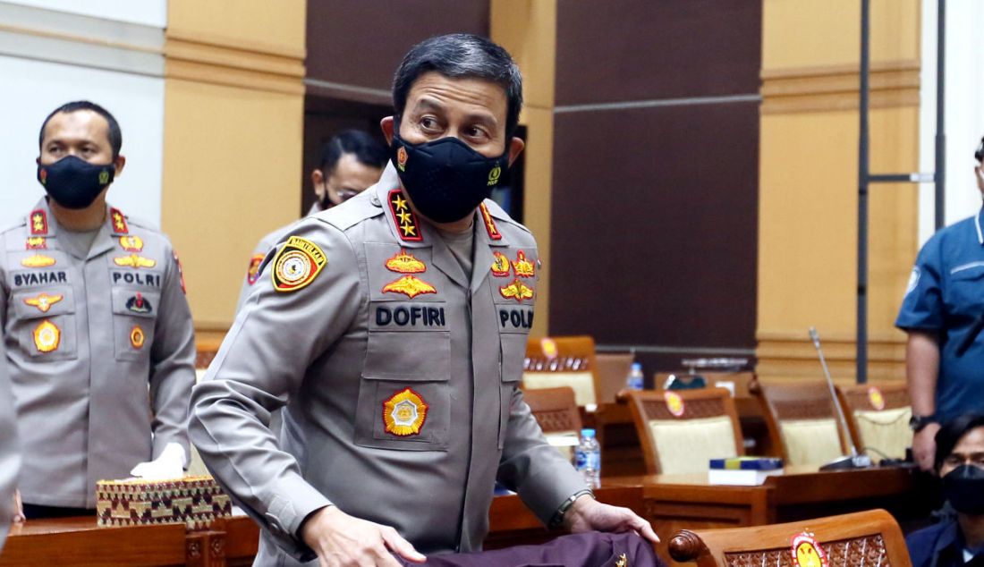 Kabag Intelkam Mabes Polri Komjen Ahmad Dofiri saat rapat kerja Komisi III DPR dengan Kapolri, Rabu (24/8). - JPNN.com