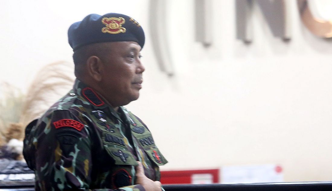 Dankor Brimob Komjen Anang Revandoko menghadiri sidang etik Irjen Ferdy Sambo di Ruang Sidang KKEP Gedung TNCC Mabes Polri, Jalan Trunojoyo, Jakarta Selatan, Kamis (25/8). - JPNN.com