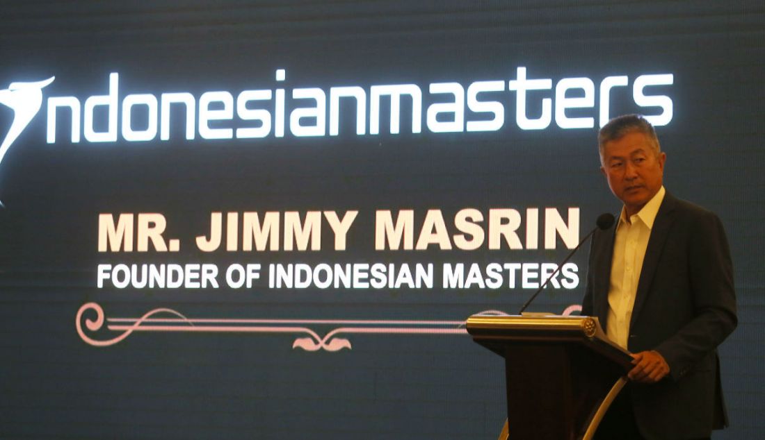 Pendiri Indonesia Masters Jimmy Masrin. - JPNN.com
