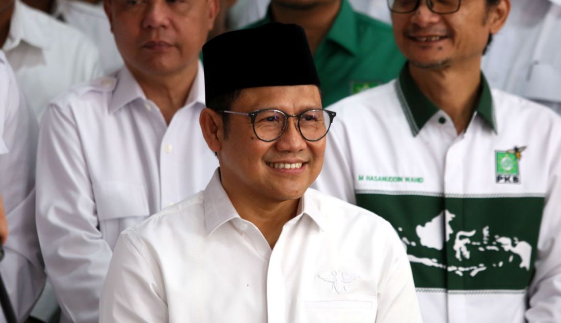 Ketua Umum PKB Muhaimin Iskandar saat peresmian Sekretariat Bersama Gerindra-PKB, Jakarta, Senin (23/1). - JPNN.com