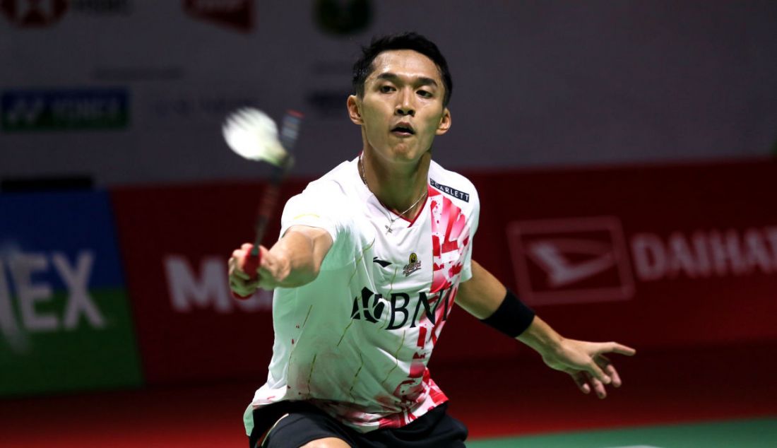 Tunggal putra Indonesia Jonatan Christie di Daihatsu Indonesia Masters 2023. - JPNN.com