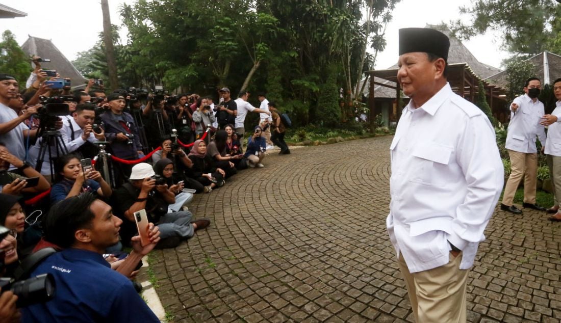 Ketua Umum Gerindra Prabowo Subianto saat di Padepokan Garuda Yaksa Hambalang, Kabupaten Bogor, Jawa Barat, Senin (1/5). - JPNN.com
