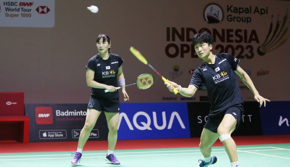 Ganda campuran Korea Kim Won Ho/Jeong Na Eun di Indonesia Open 2023. - JPNN.com