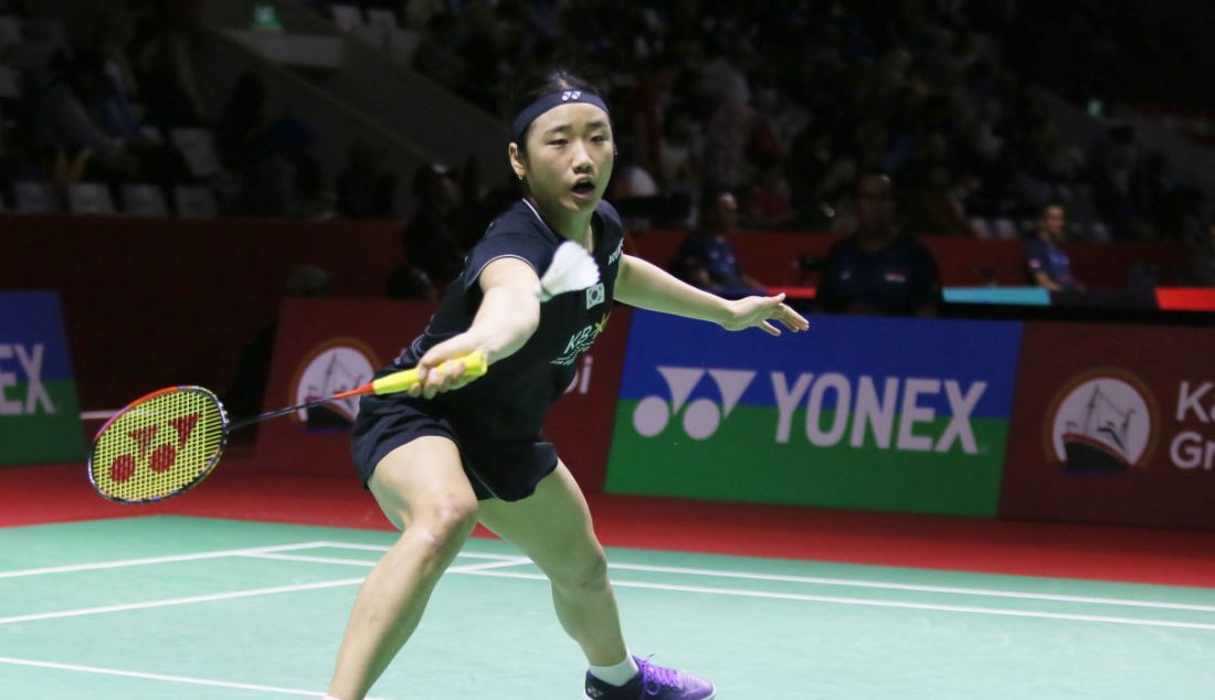 Tunggal putri Korea An Se Young di Indonesia Open 2023. - JPNN.com