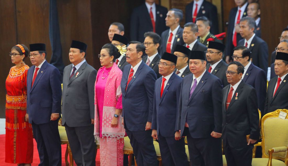 Sejumlah Menteri Kabinet Indonesia Maju menghadiri Sidang Tahunan MPR dan Sidang Bersama DPR - DPD Tahun 2023 di Gedung Nusantara, Kompleks Parlemen, Senayan, Jakarta, Rabu (16/8). - JPNN.com