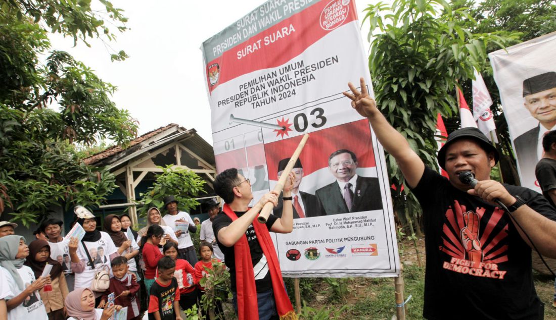Ketua TPN Ganjar-Mahfud Arsjad Rasjid di Kabupaten Karawang, Jawa Barat, Sabtu (23/12). - JPNN.com