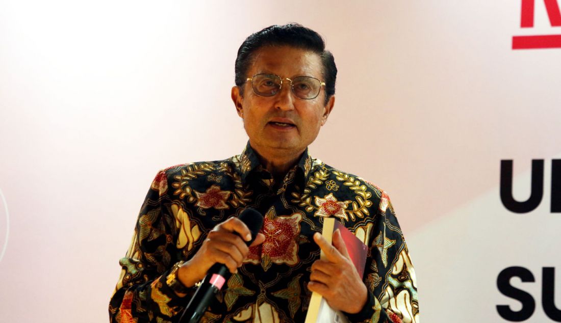Wakil Ketua MPR RI Fadel Muhammad saat Peluncuran buku Ketua MPR RI Bambang Soesetyo dengan judul Konstitusi Butuh 'Pintu Darurat', Jakarta, Rabu (17/1). - JPNN.com