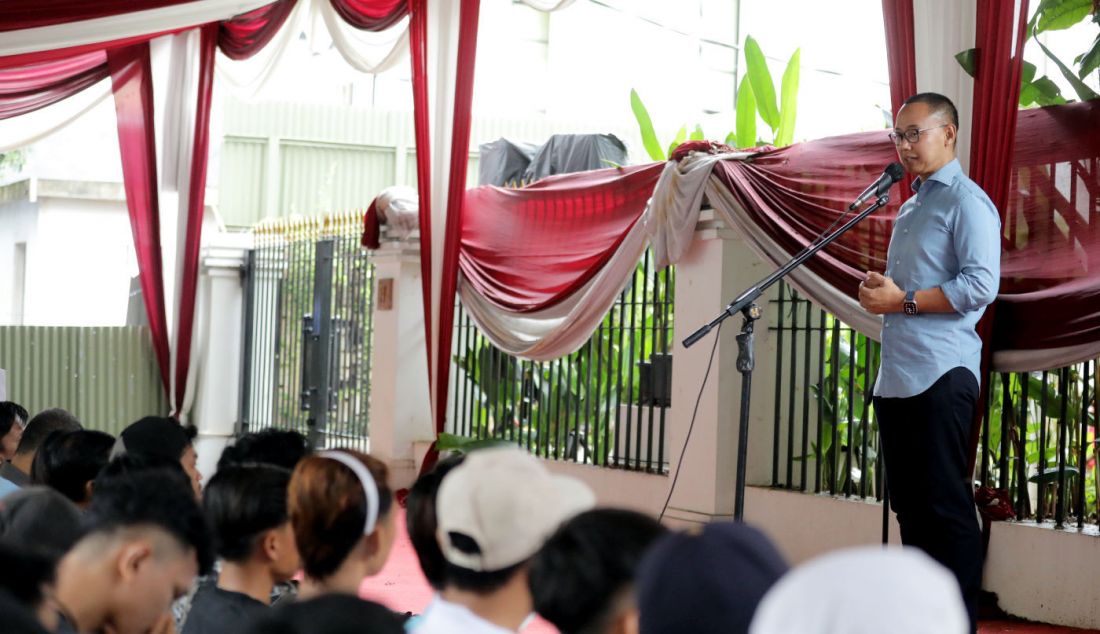 Wakil Ketua Tim Kampanye Nasional (TKN) Prabowo-Gibran Eddy Soeparno saat deklarasi dukungan Pergerakan Pelaut Indonesia untuk Prabowo-Gibran, di Jakarta, Jumat (19/1). - JPNN.com