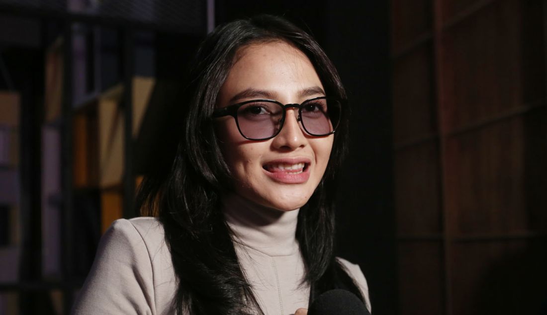 Arlida Putri saat konferensi pers Pertunjukan HUT ke-31 ANTV, Jakarta, Kamis (6/3). - JPNN.com