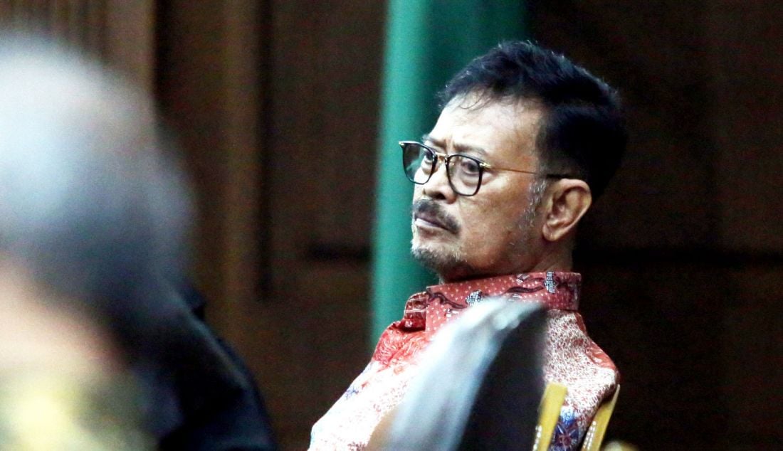 Terdakwa Syahrul Yasin Limpo menjalani sidang kasus pemerasan dan gratifikasi di lingkungan Kementerian Pertanian di Pengadilan Tipikor, Jakarta, Rabu (29/5). - JPNN.com