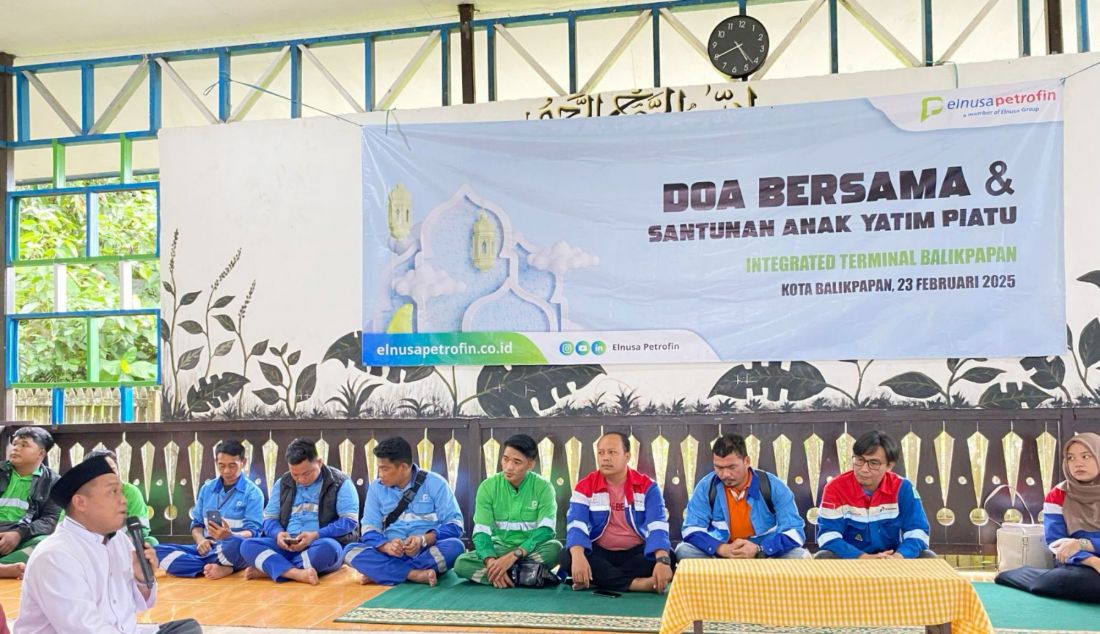 Dalam rangka menyambut bulan suci Ramadhan 1446 H, PT Elnusa Petrofin mengajak 849 anak yatim piatu dan dhuafa di seluruh Indonesia untuk melaksanakan doa bersama. Kegiatan ini berlangsung di 37 unit wilayah operasi transportasi, sebagai wujud tanggung jawab sosial perusahaan dalam berbagi kebahagiaan melalui program #PetrofinTanggap. Selain doa bersama, santunan juga diberikan kepada anak-anak yang terlibat, menunjukkan rasa syukur dan kepedulian Elnusa Petrofin terhadap masyarakat sekitar. - JPNN.com