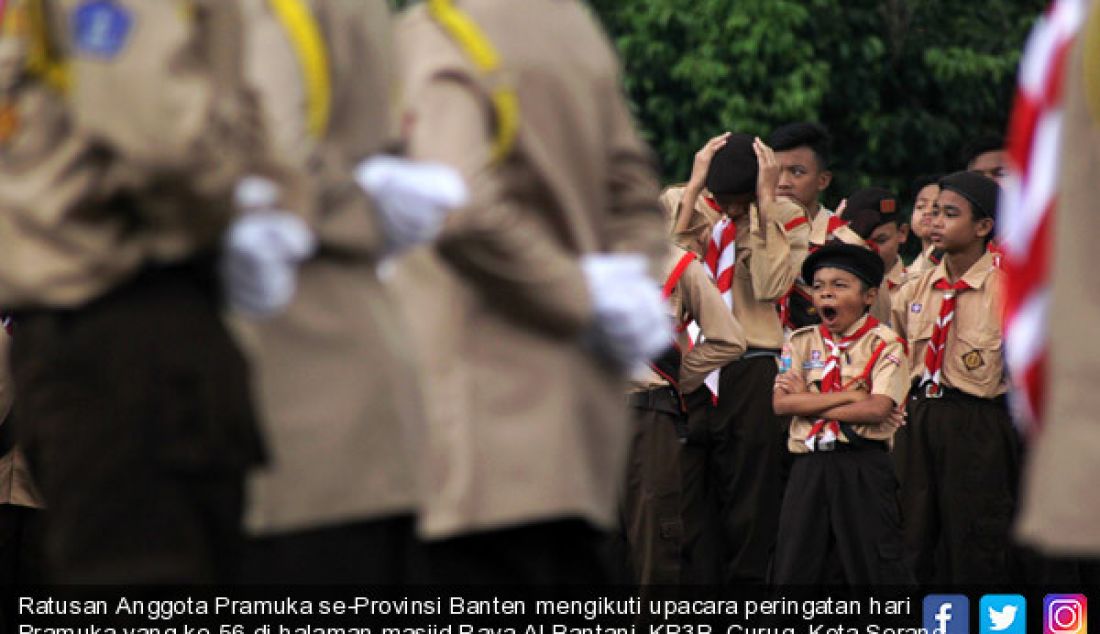 Peringatan Hari Pramuka Ke 56 Se-Provinsi Banten