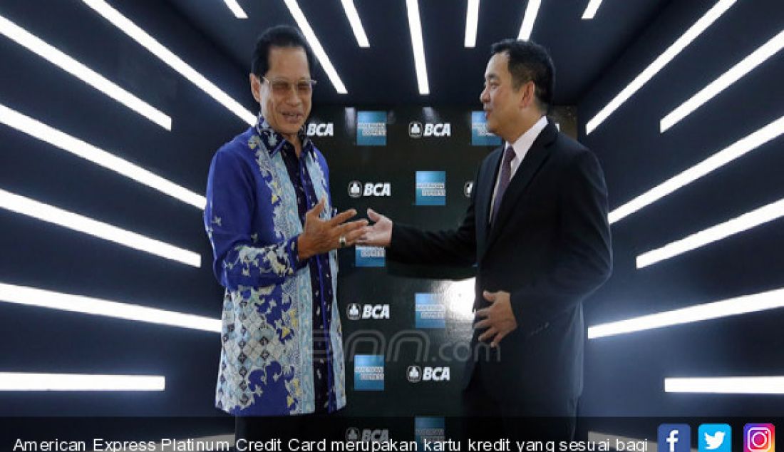 American Express Platinum Credit Card merupakan kartu kredit yang sesuai bagi Anda untuk menjelajah dunia dengan pelayanan premium. - JPNN.com