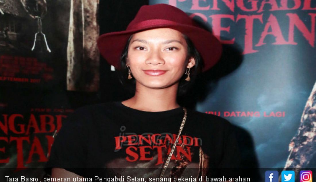 Tara Basro, pemeran utama Pengabdi Setan, senang bekerja di bawah arahan sutradara Joko Anwar, Kamis (21/9). - JPNN.com