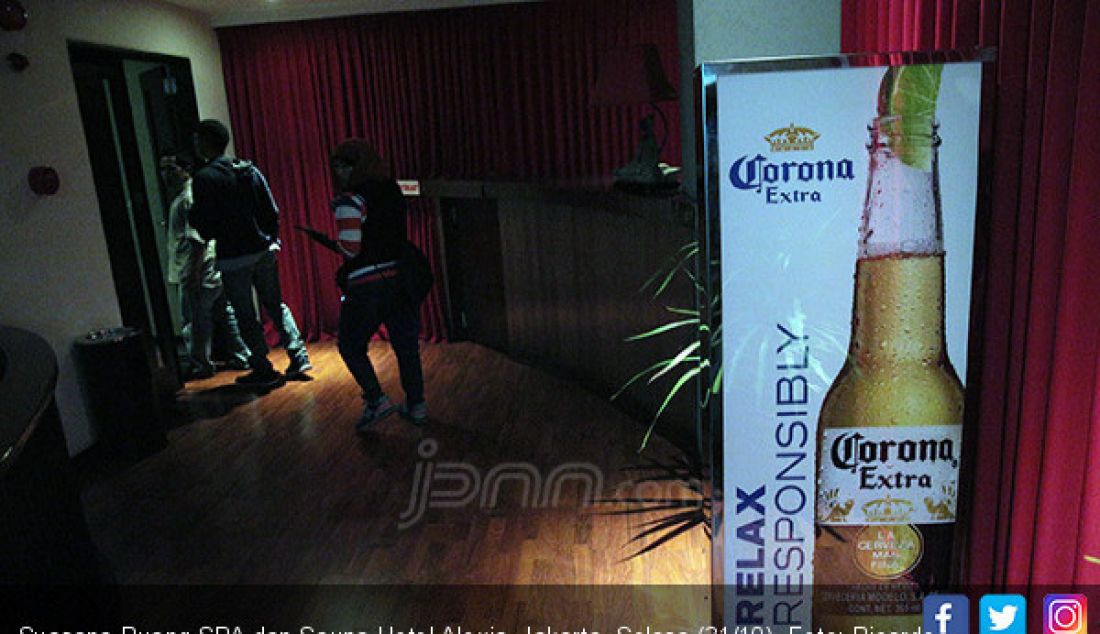 Suasana Ruang SPA dan Sauna Hotel Alexis, Jakarta, Selasa (31/10). - JPNN.com