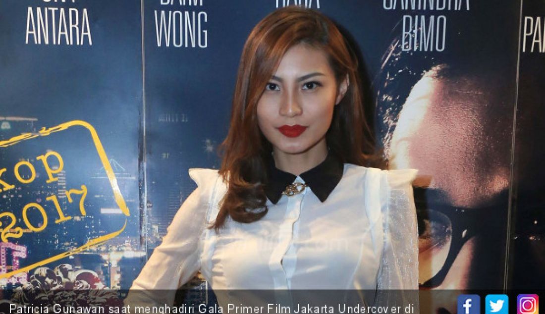 Patricia Gunawan saat menghadiri Gala Primer Film Jakarta Undercover di Epecentrum, Jakarta, Selasa (21/2). - JPNN.com