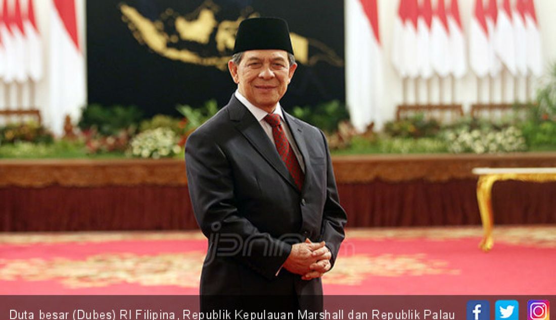 Duta besar (Dubes) RI Filipina, Republik Kepulauan Marshall dan Republik Palau Sinyo Harry Sarundajang. - JPNN.com