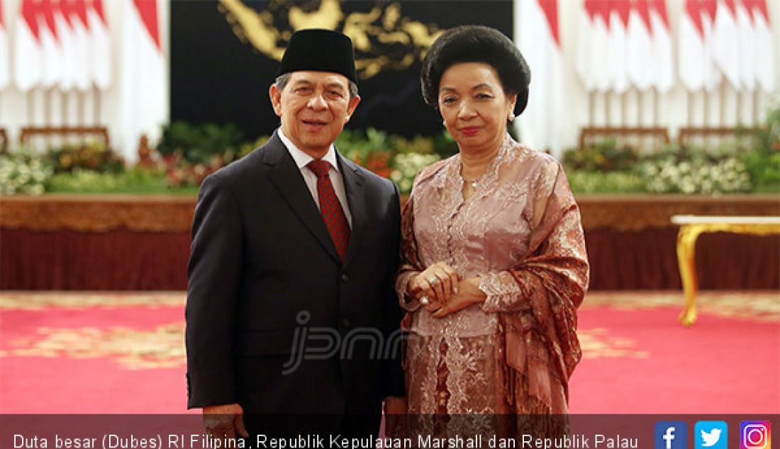 Duta besar (Dubes) RI Filipina, Republik Kepulauan Marshall dan Republik Palau Sinyo Harry Sarundajang. - JPNN.com