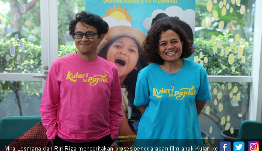 Mira Lesmana dan Riri Riza menceritakan proses penggarapan film anak Kulari ke Pantai, Kamis (22/2). - JPNN.com