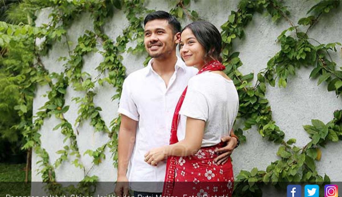 Pasangan selebriti Chicco Jerikho dan Putri Marino. - JPNN.com