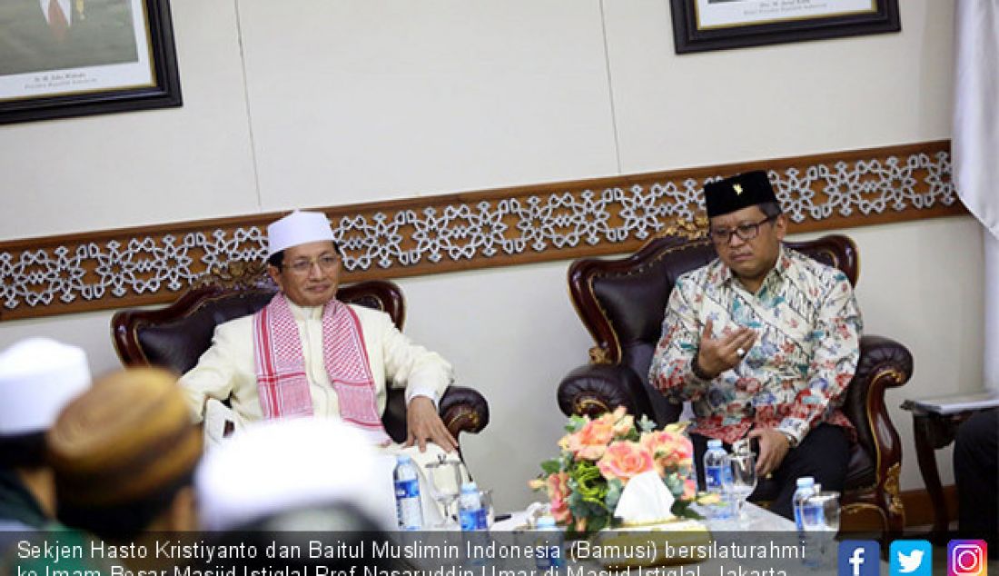 Dirikan Masjid, PDIP Undang Imam Besar Masjid Istiqlal