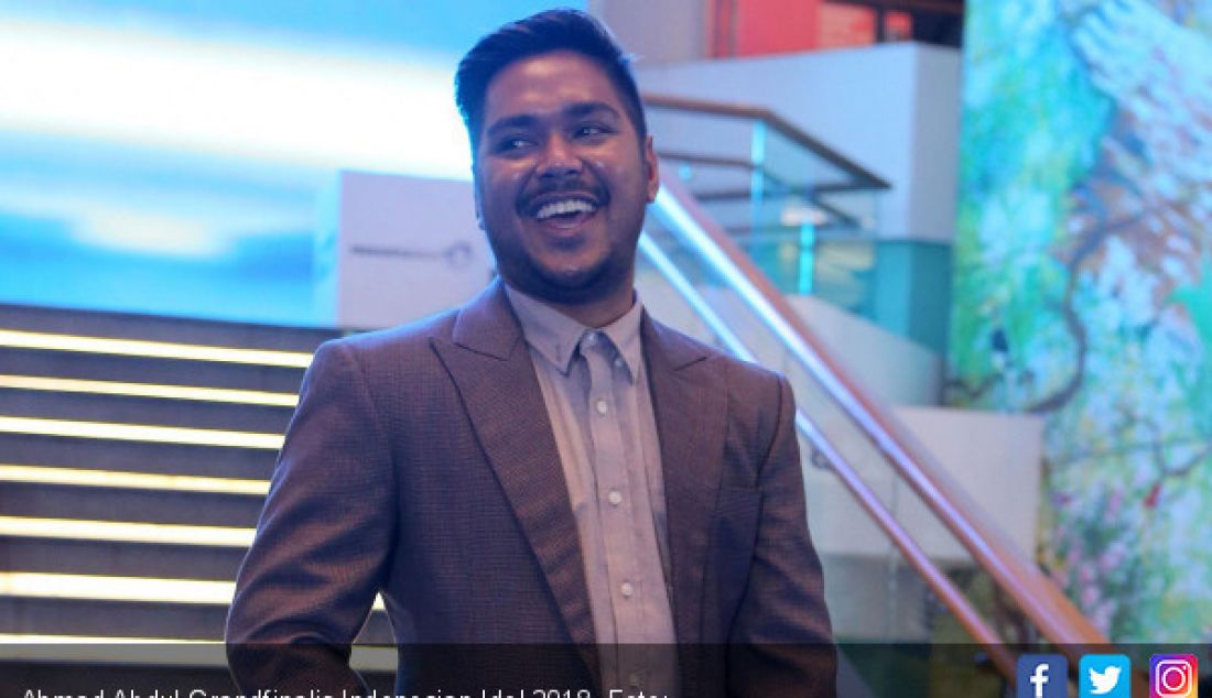 Ahmad Abdul Grandfinalis Indonesian Idol 2018. - JPNN.com