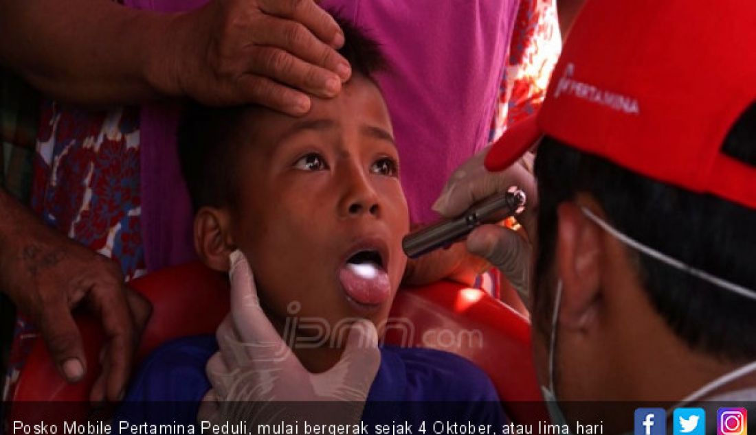 Posko Mobile Pertamina Peduli, mulai bergerak sejak 4 Oktober, atau lima hari pasca bencana gempa tsunami di Sulawesi Tengah. - JPNN.com