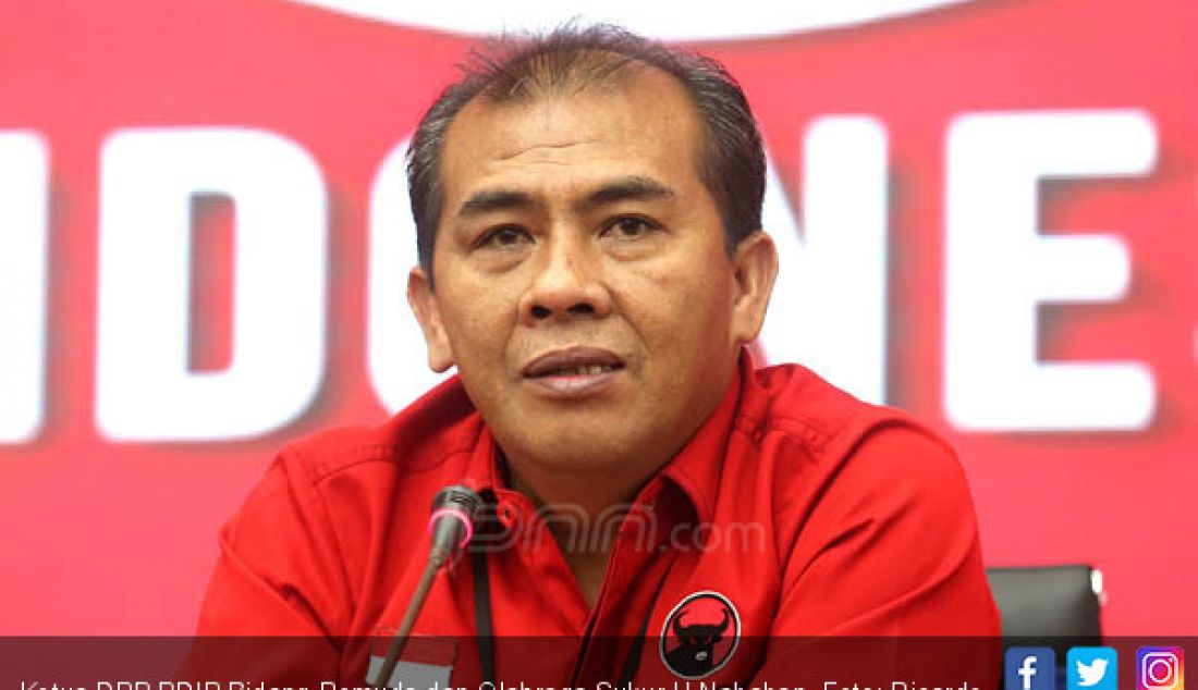 Ketua DPP PDIP Bidang Pemuda dan Olahraga Sukur H Nababan. - JPNN.com