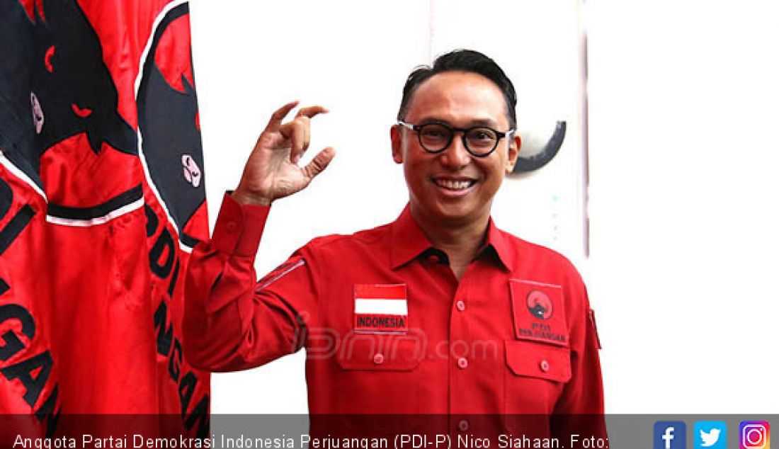 Anggota Partai Demokrasi Indonesia Perjuangan (PDI-P) Nico Siahaan. - JPNN.com