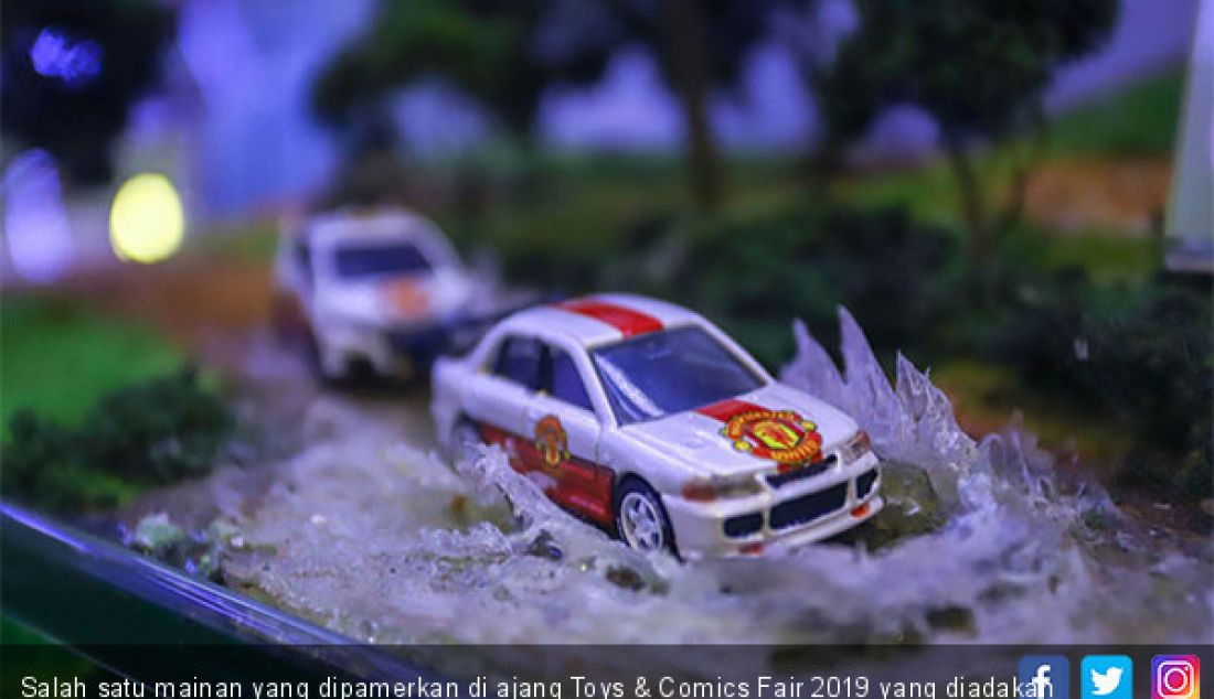 Salah satu mainan yang dipamerkan di ajang Toys & Comics Fair 2019 yang diadakan di Kartika Expo, Balai Kartini, Jakarta, Minggu (17/3). - JPNN.com